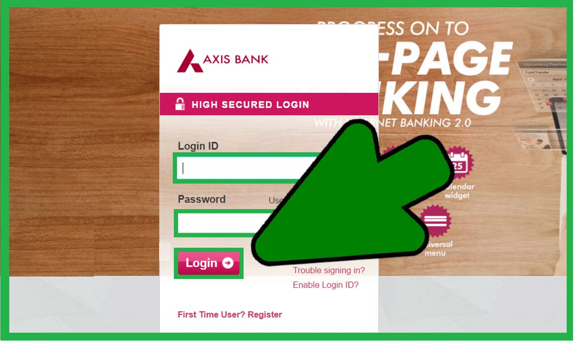 how to Login Axis Bank